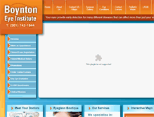 Tablet Screenshot of boyntoneye.com